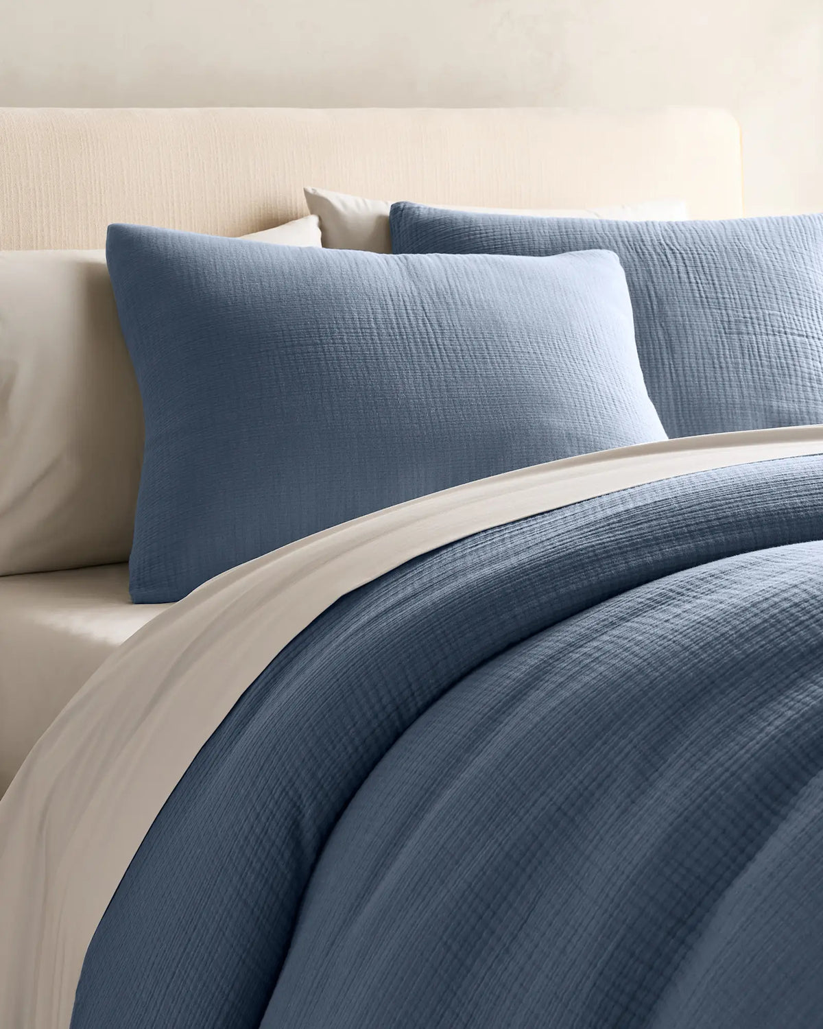 Organic Cotton Gauze Duvet Cover - US 8737