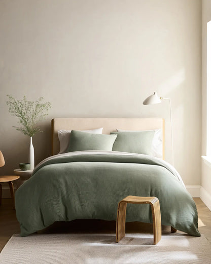 Organic Cotton Gauze Sham Set - US 5098