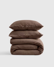 Organic Cotton Gauze Duvet Cover Set - US 0158