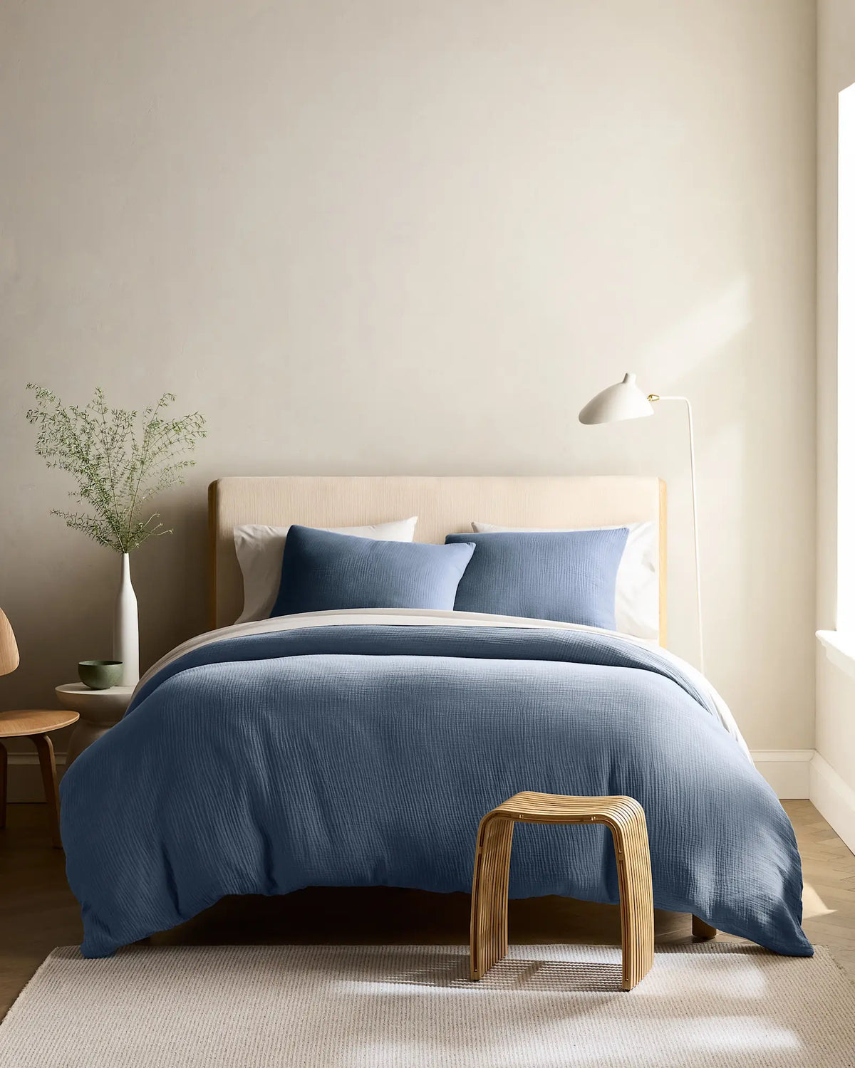 Organic Cotton Gauze Duvet Cover - US 8737