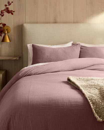 Organic Cotton Gauze Duvet Cover Set - US 9836