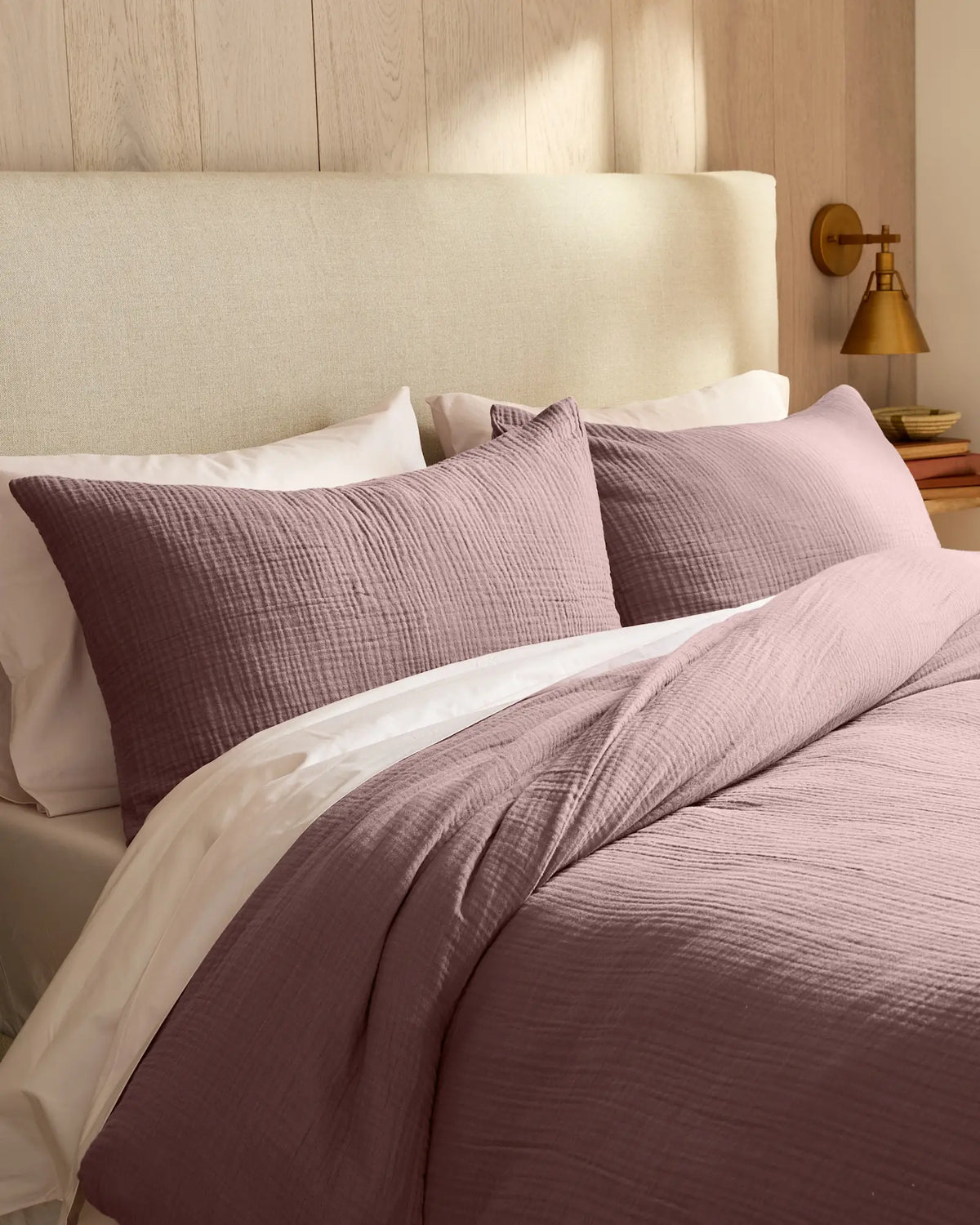 Organic Cotton Gauze Duvet Cover Set - US 9836