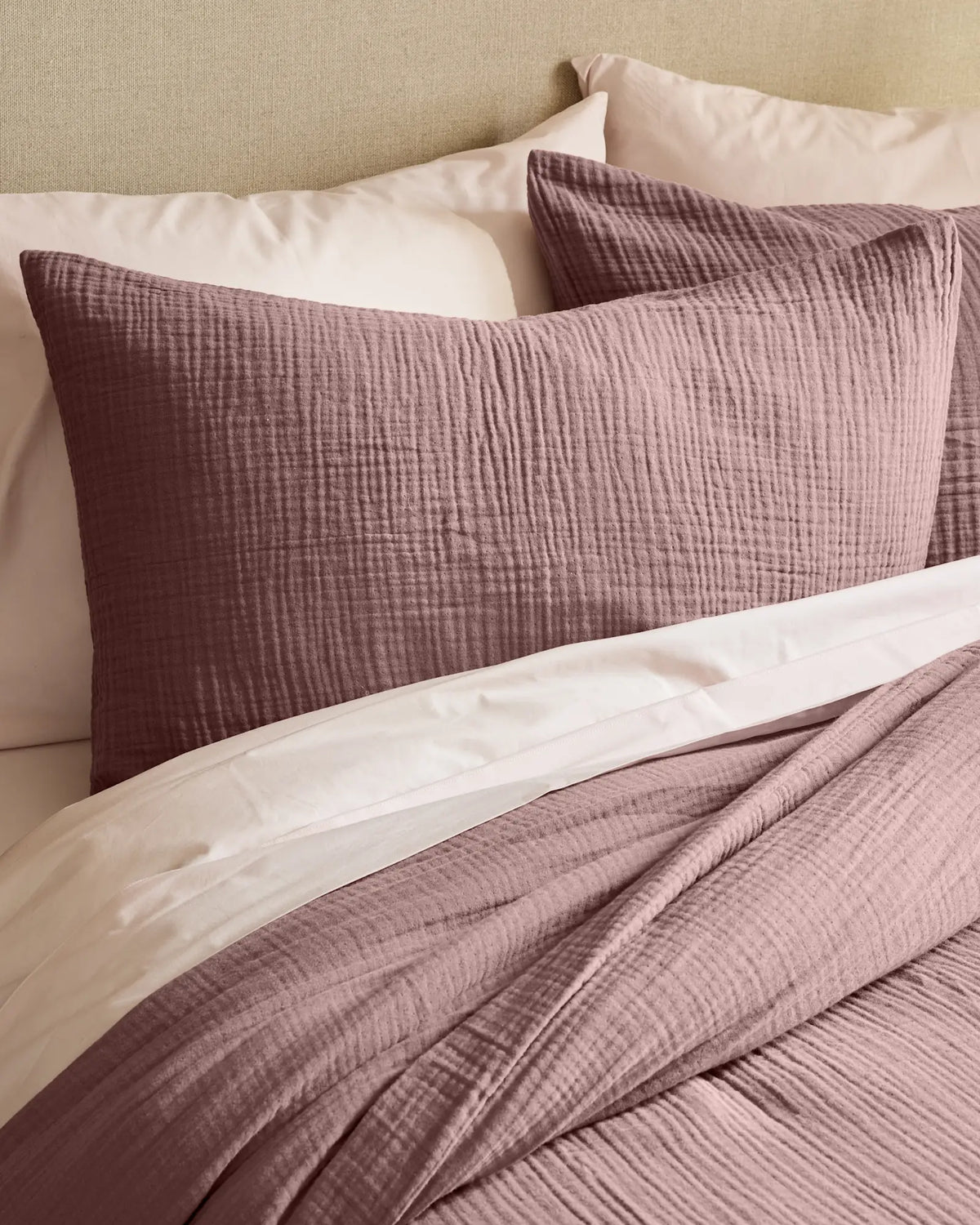 Organic Cotton Gauze Duvet Cover Set - US 9836