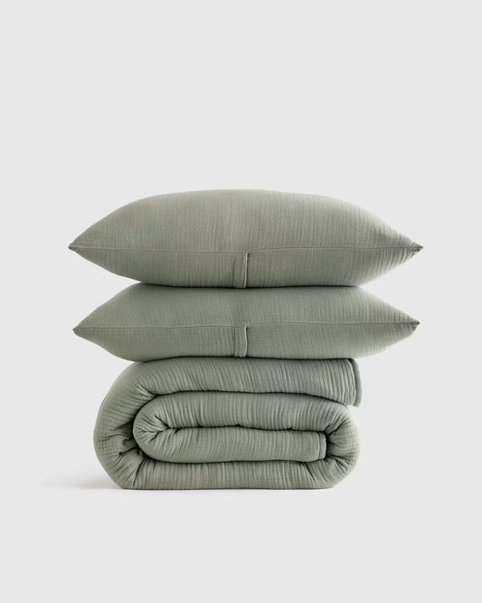 Organic Cotton Gauze Dream Quilt Set - US 5653