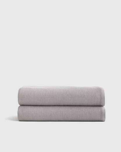 Turkish Waffle Terry Bath Sheet (Set of 2) - US 6518