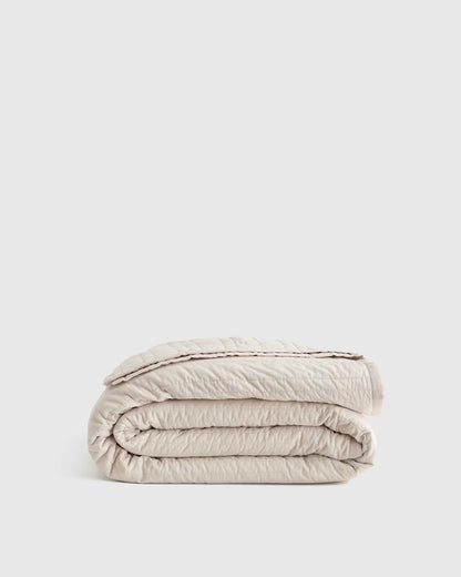 Organic Cotton Stripe Stitch Quilt - US 3563