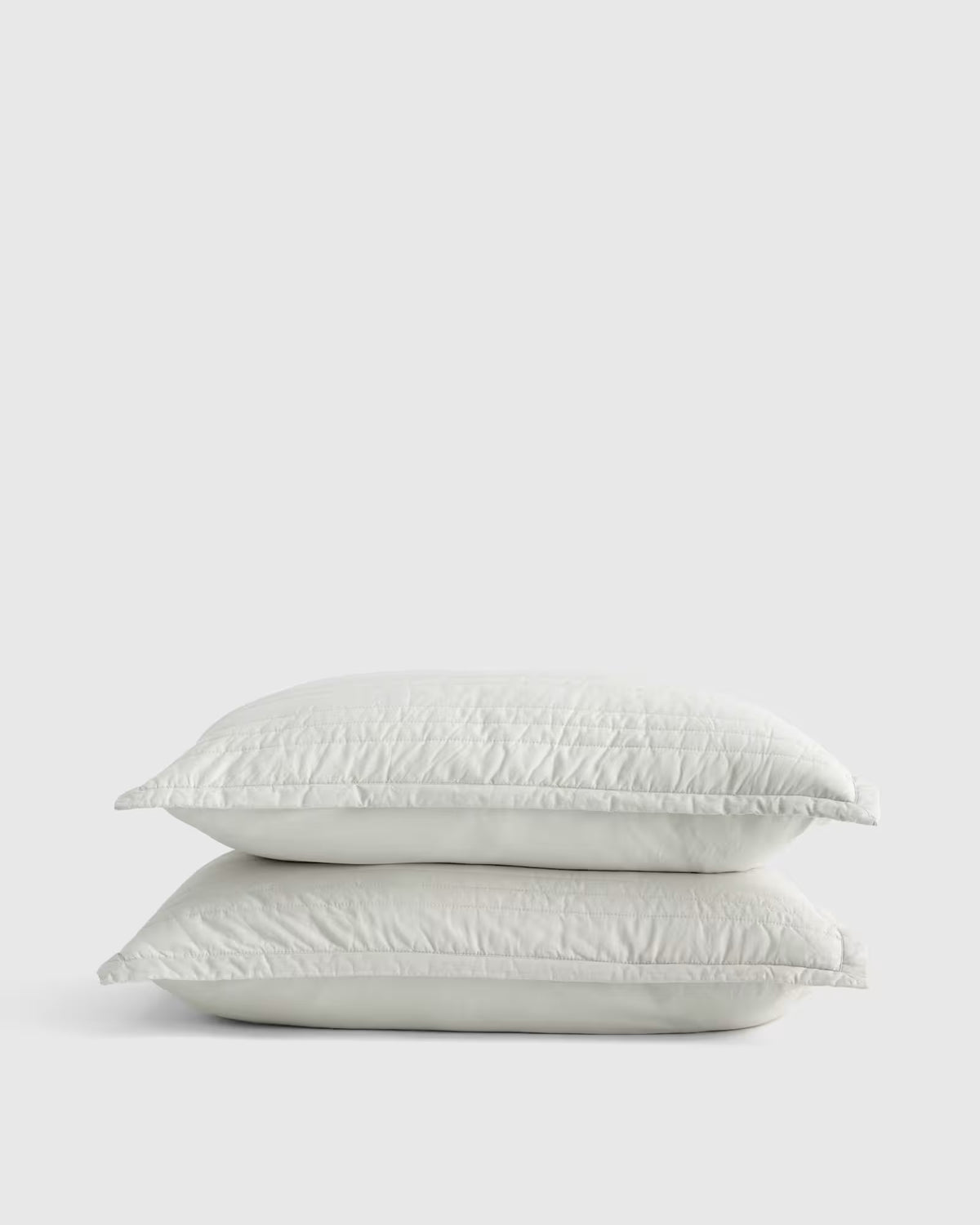 Organic Cotton Stripe Stitch Quilted Sham Set - US 9884