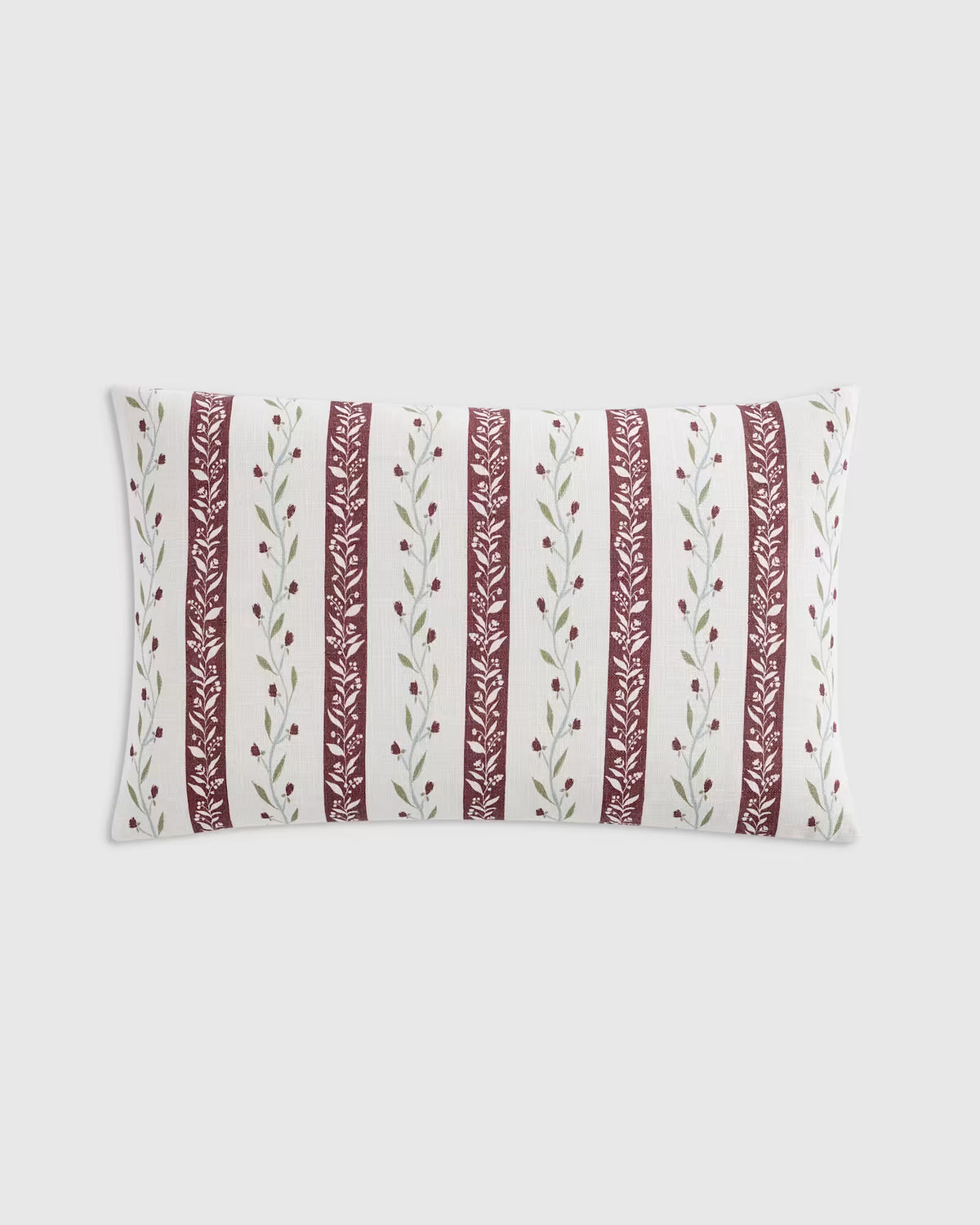 Floral Vine Cotton Pillow Cover - US 8586