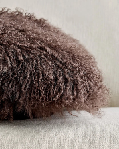 Luxe Mongolian Lamb Pillow Cover - US 2370