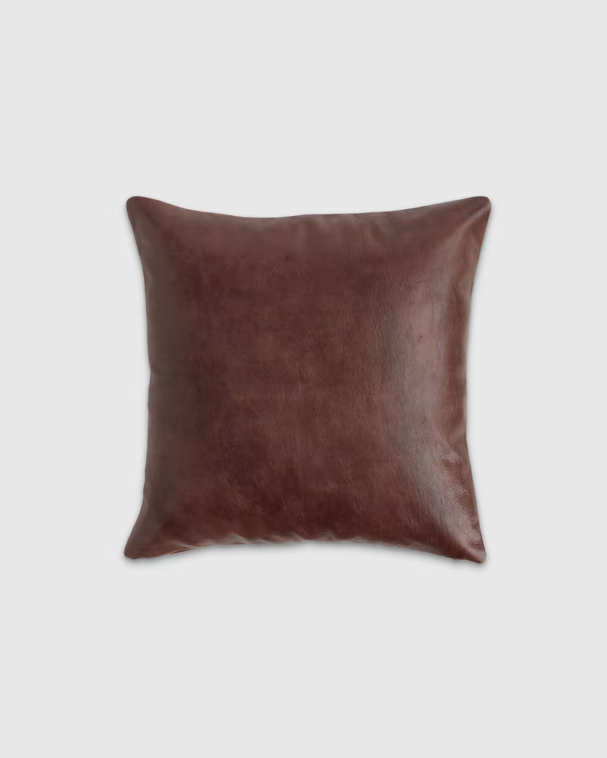 Solid Leather Pillow Cover - US 3673
