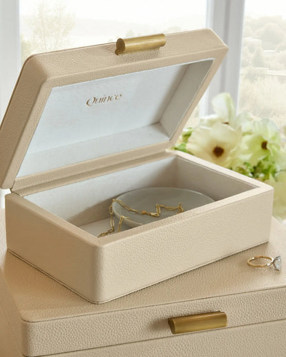 Shagreen Leather Decorative Boxes (Set of 2) - US 0375