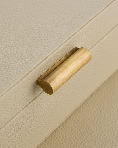 Shagreen Leather Decorative Boxes (Set of 2) - US 0375