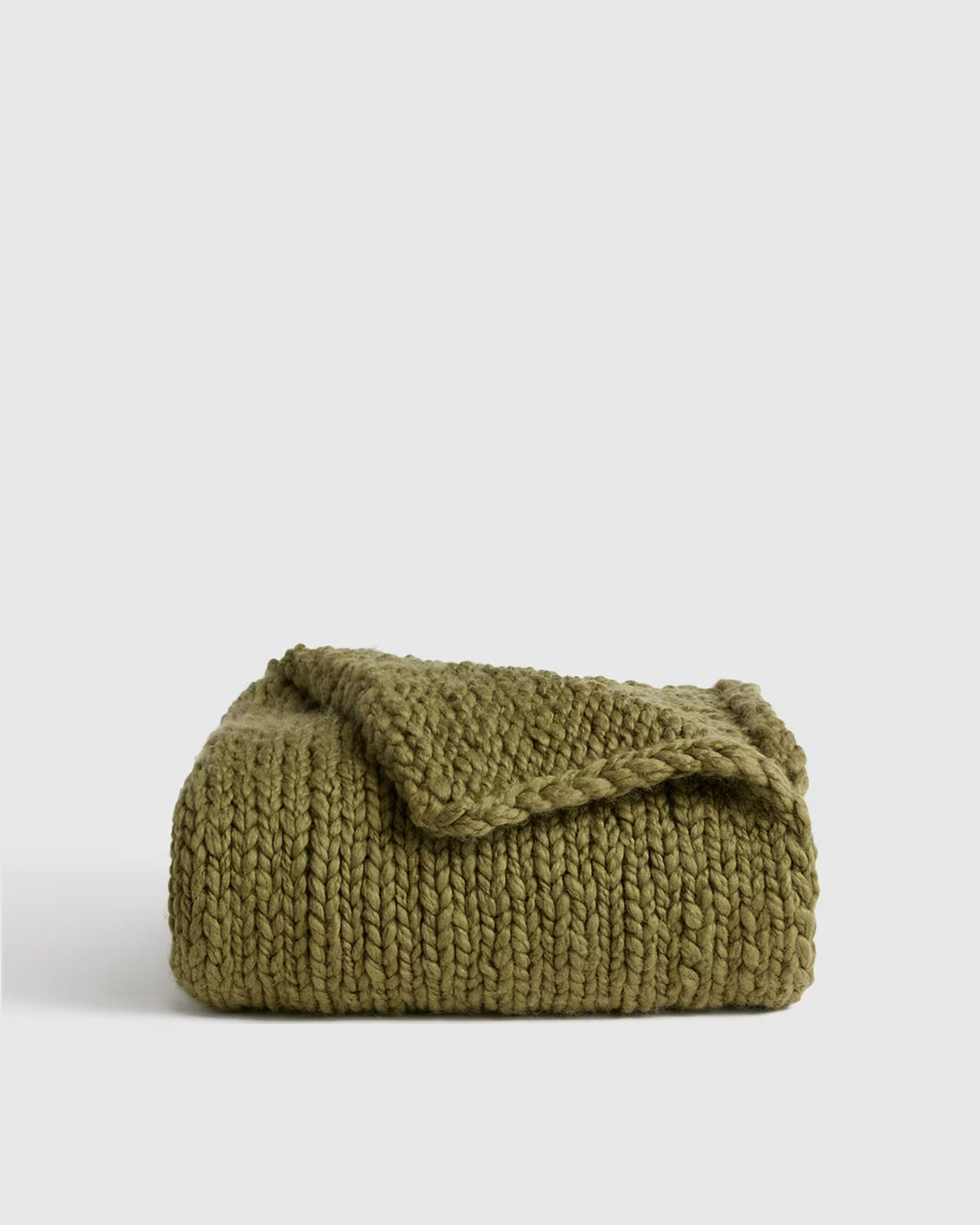 Chunky Hand Knit Wool Throw - US 5027
