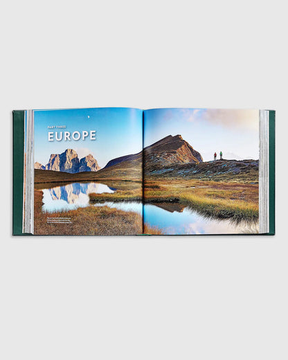100 Hikes of a Lifetime Leather Bound Book - US 7845