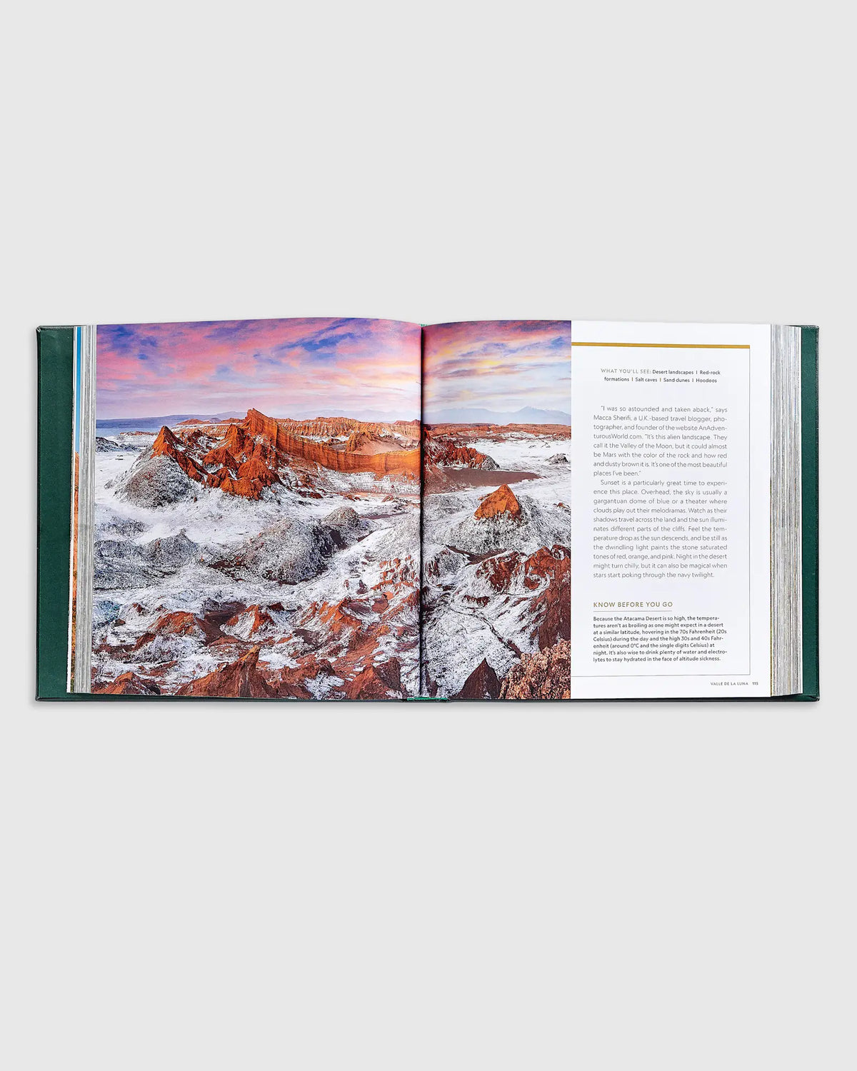 100 Hikes of a Lifetime Leather Bound Book - US 7845