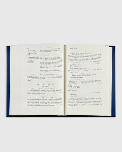 Julia Child Mastering the Art of French Cooking Navy Leather Bound Book - US 2860