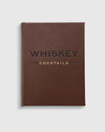 Whiskey Cocktails Leather Bound Book - US 5388