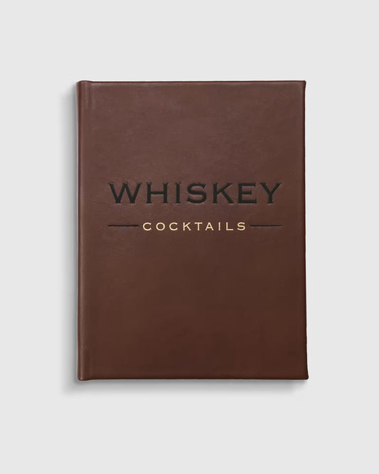 Whiskey Cocktails Leather Bound Book - US 5388