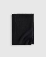 Ribbed Knit Cashmere Throw - US 0667