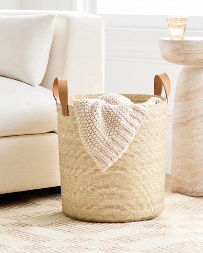 Handwoven Round Palm Baskets (Set of 3) - US 0298