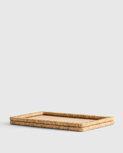 Handwoven Rectangular Decorative Tray - US 3000