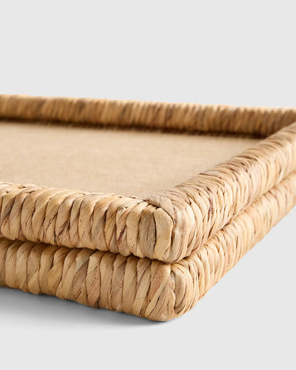 Handwoven Rectangular Decorative Tray - US 3000