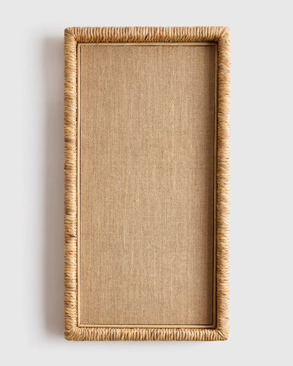 Handwoven Rectangular Decorative Tray - US 3000