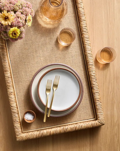 Handwoven Rectangular Decorative Tray - US 3000