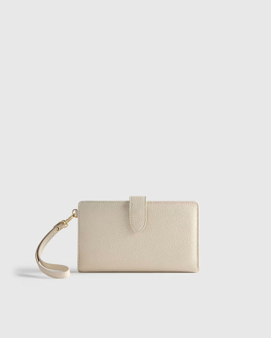 Italian Leather Phone Bi-Fold Wristlet - US 1232