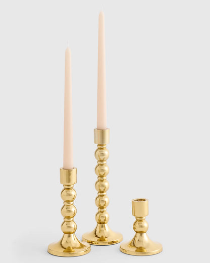 Brass Candlestick Holders (Set of 3) - US 3305