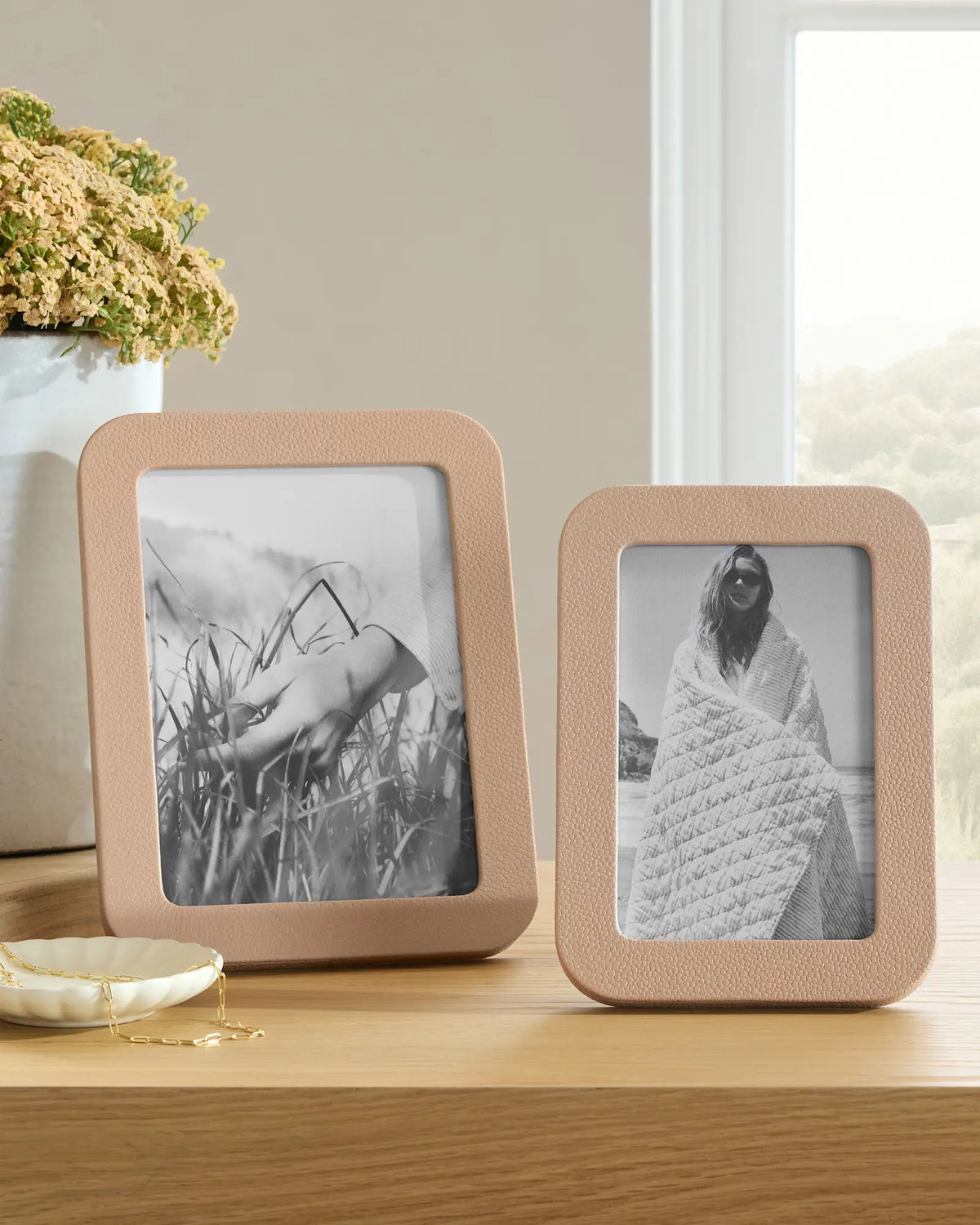 Shagreen Leather Picture Frames - US 1038