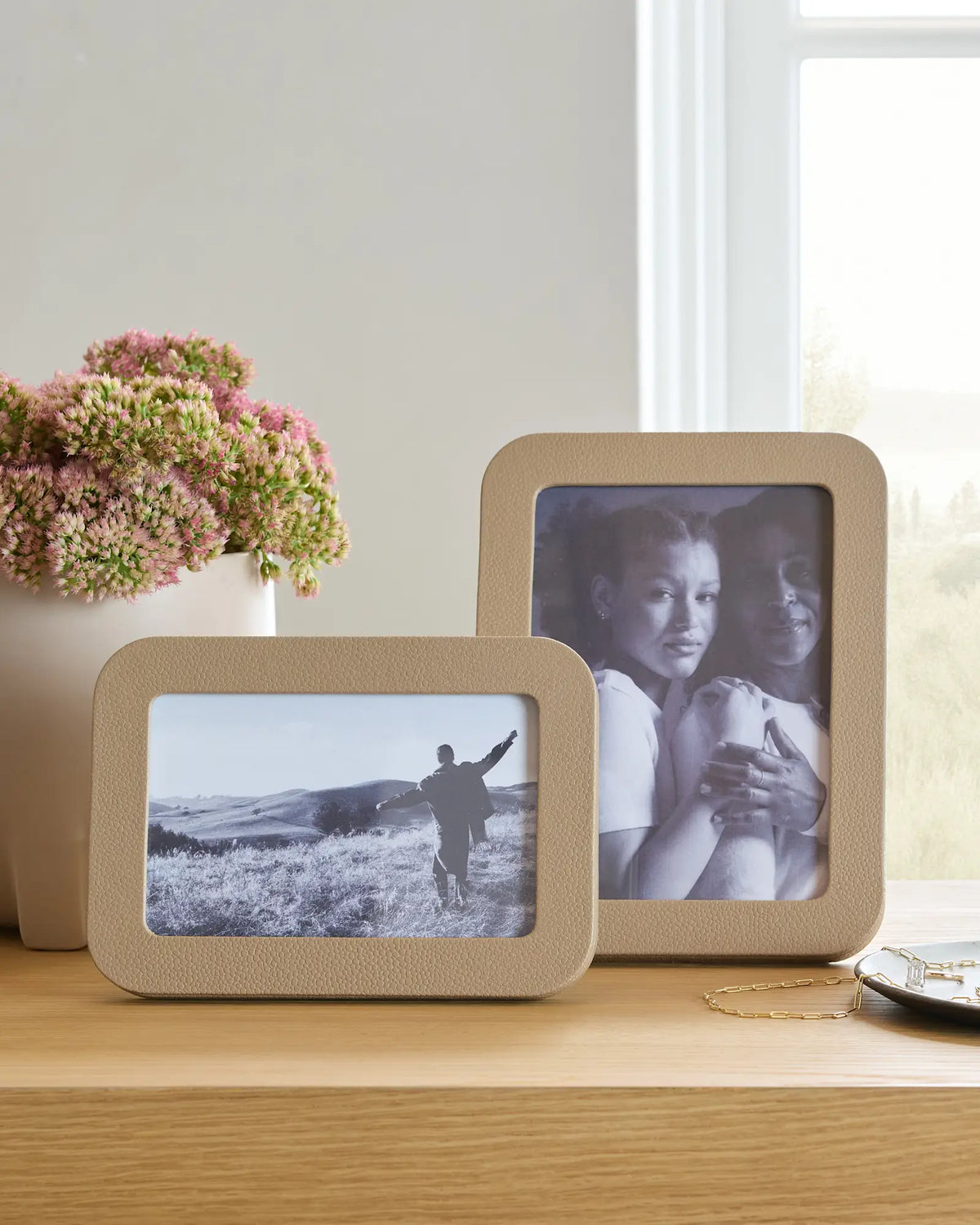 Shagreen Leather Picture Frames - US 7170