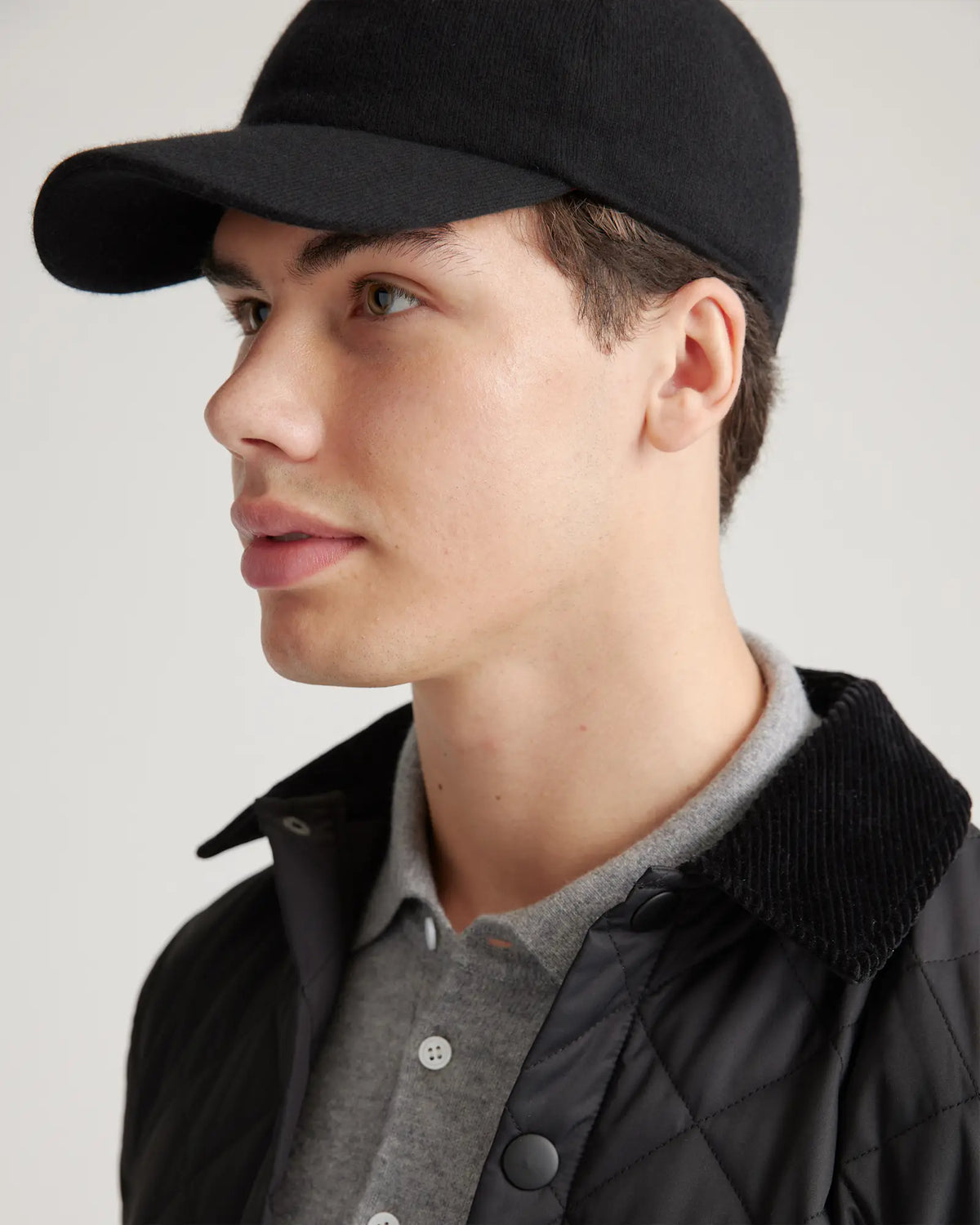 Cashmere Baseball Cap - US 3425