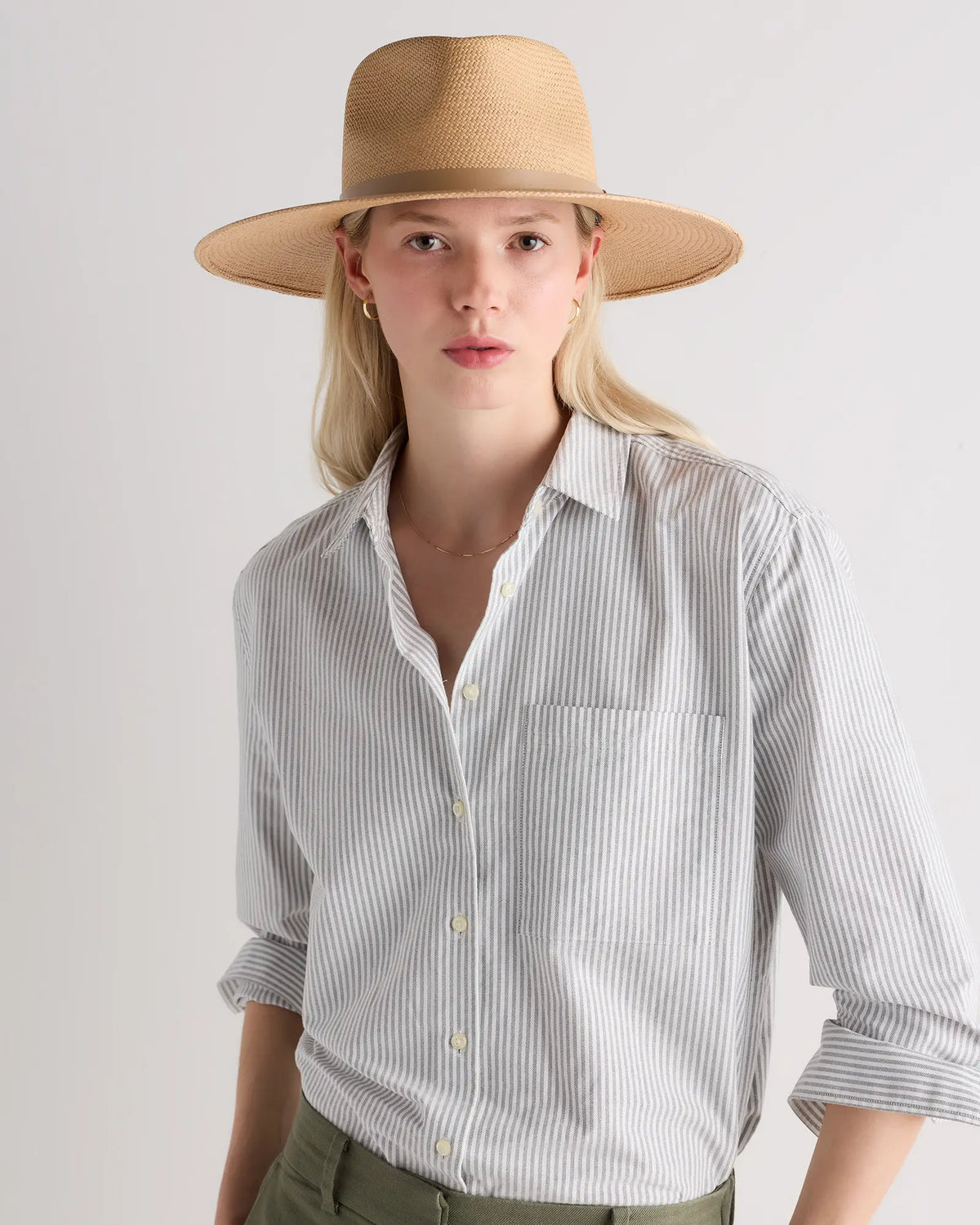 Toquilla Straw Wide Brim Panama Hat - US 6380