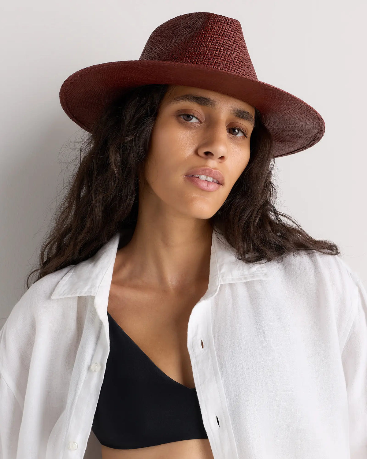 Toquilla Straw Crochet Fedora - US 1688