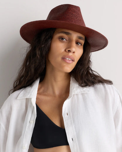 Toquilla Straw Crochet Fedora - US 1688