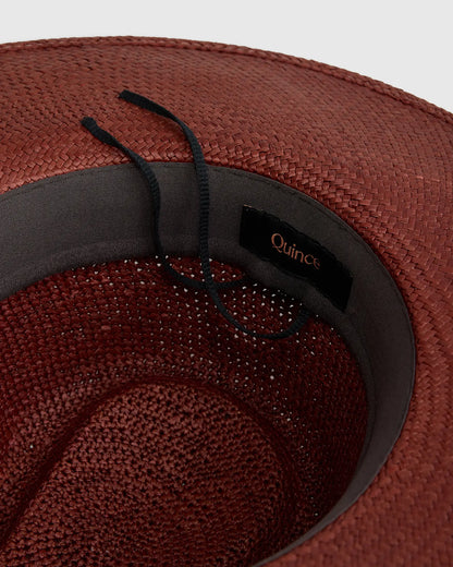 Toquilla Straw Crochet Fedora - US 1688