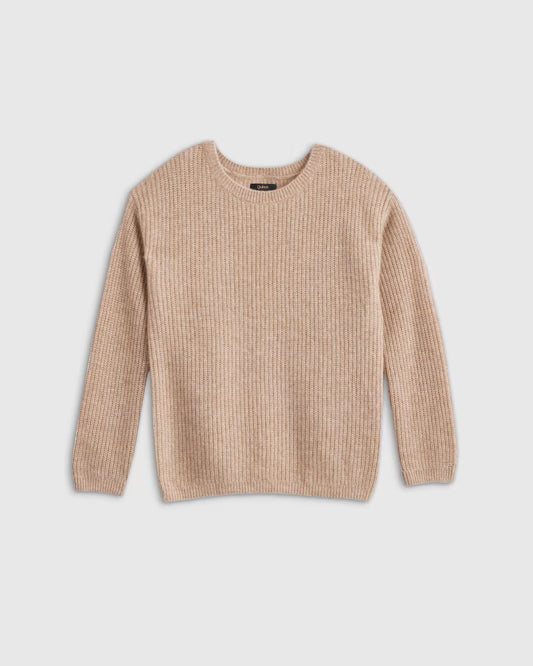 Washable Cashmere Fisherman Tunic Sweater - US 8892
