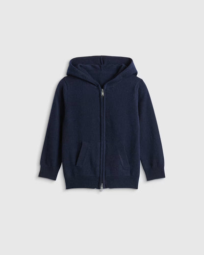 Washable Cashmere Full Zip Hoodie - US 4834