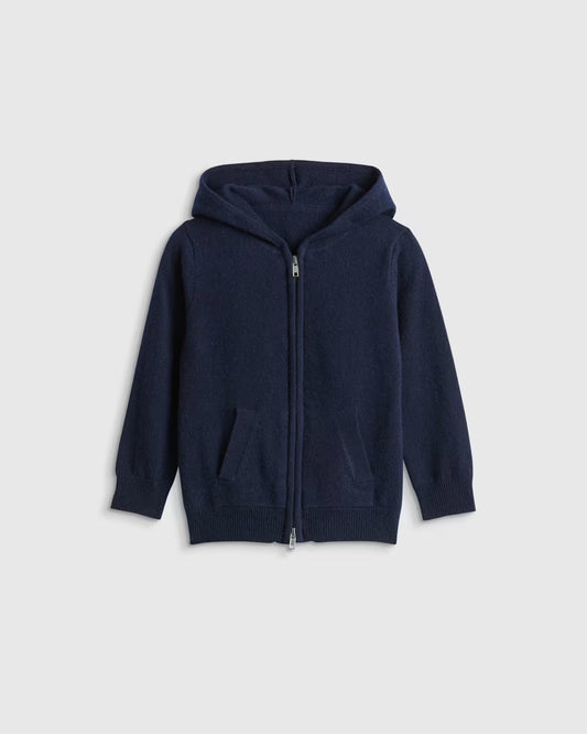 Washable Cashmere Full Zip Hoodie - US 4834