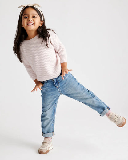 Washable Cashmere Fisherman Tunic Sweater - US 6266