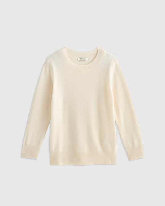 Washable Cashmere Crewneck Sweater - US 3087