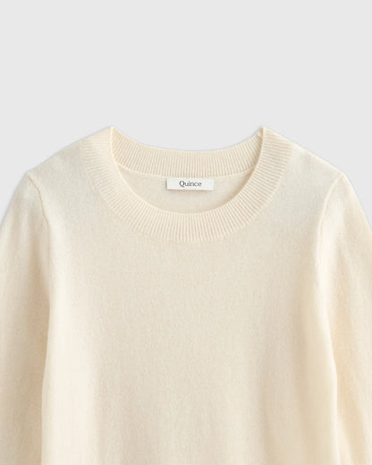 Washable Cashmere Crewneck Sweater - US 3087