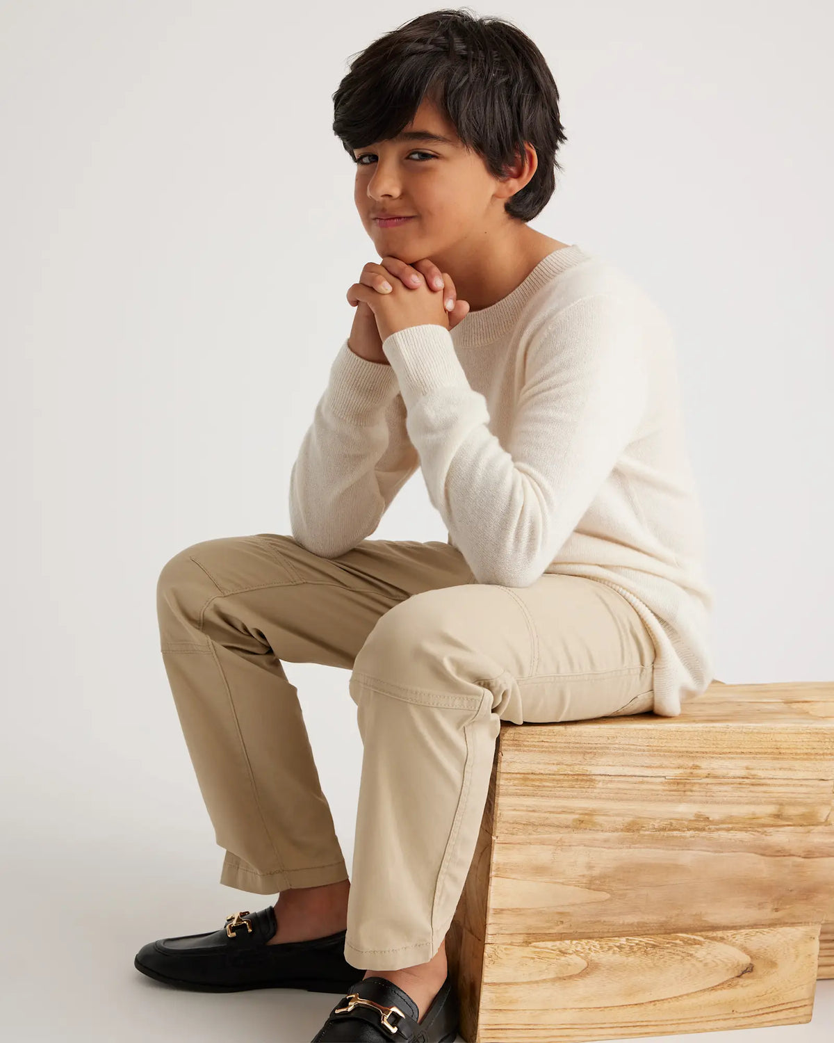 Washable Cashmere Crewneck Sweater - US 3087
