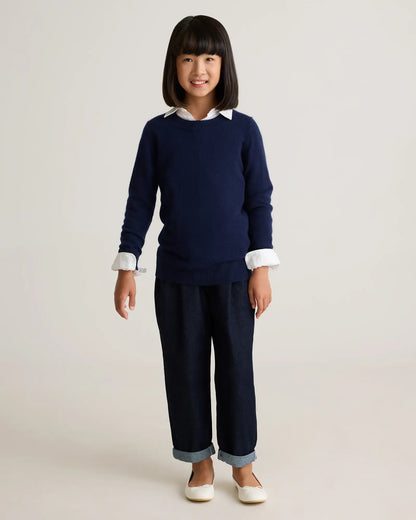 Washable Cashmere Crewneck Sweater - US 5981