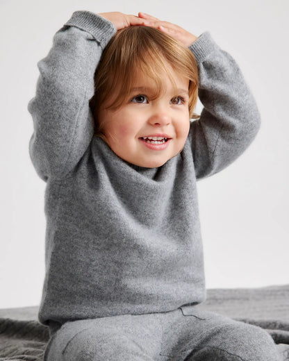 Washable Cashmere Crewneck Sweater - US 6509