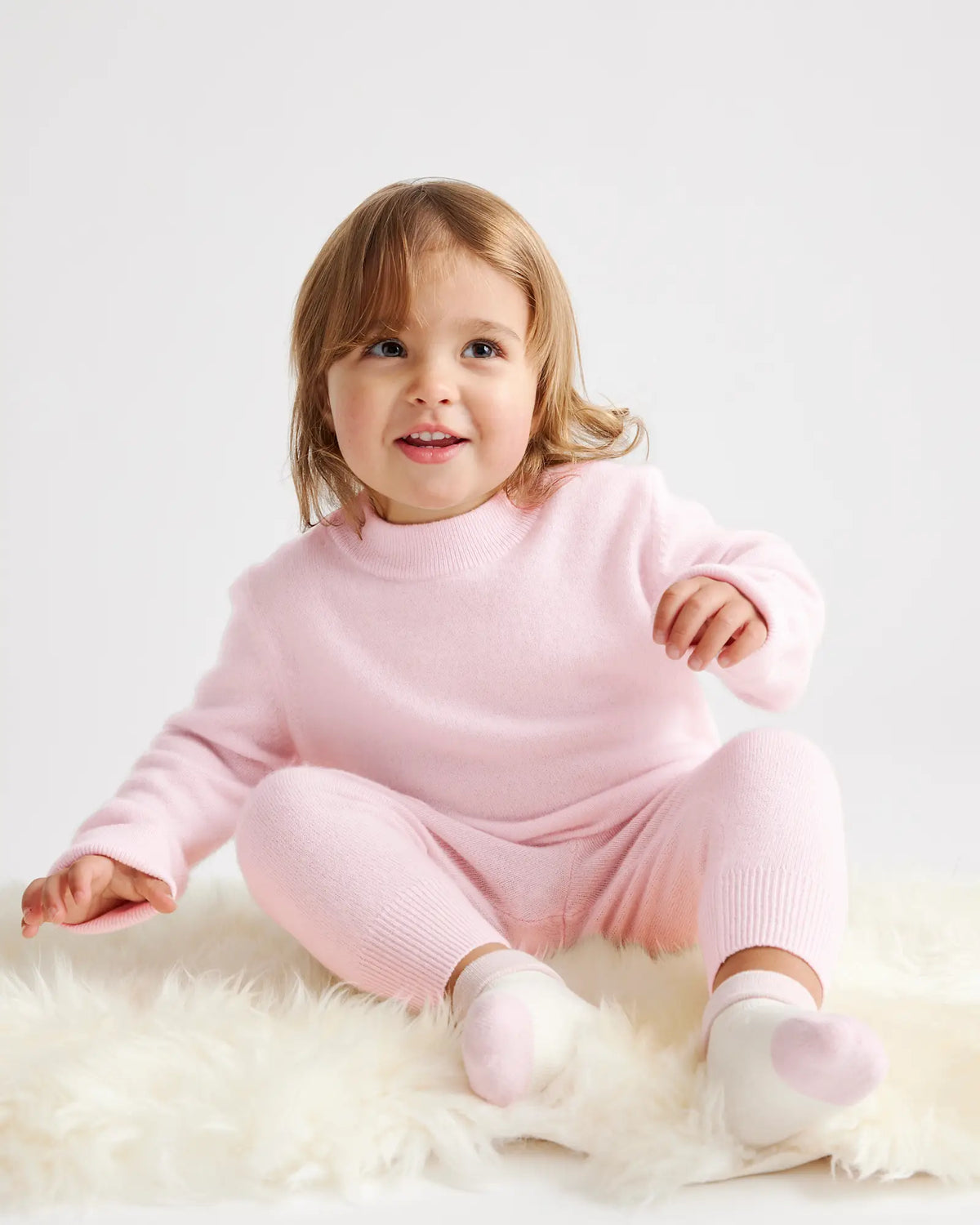 Washable Cashmere Crewneck Sweater - US 9715