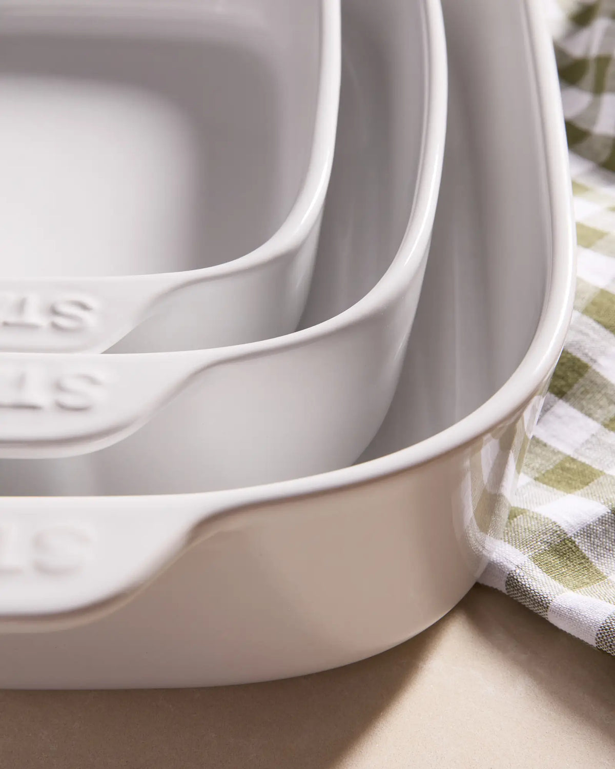 Stoneware Rectangular Baking Dishes, Set of 3 by STAUB - US 6747