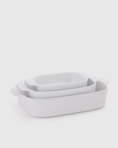 Stoneware Rectangular Baking Dishes, Set of 3 by STAUB - US 6747