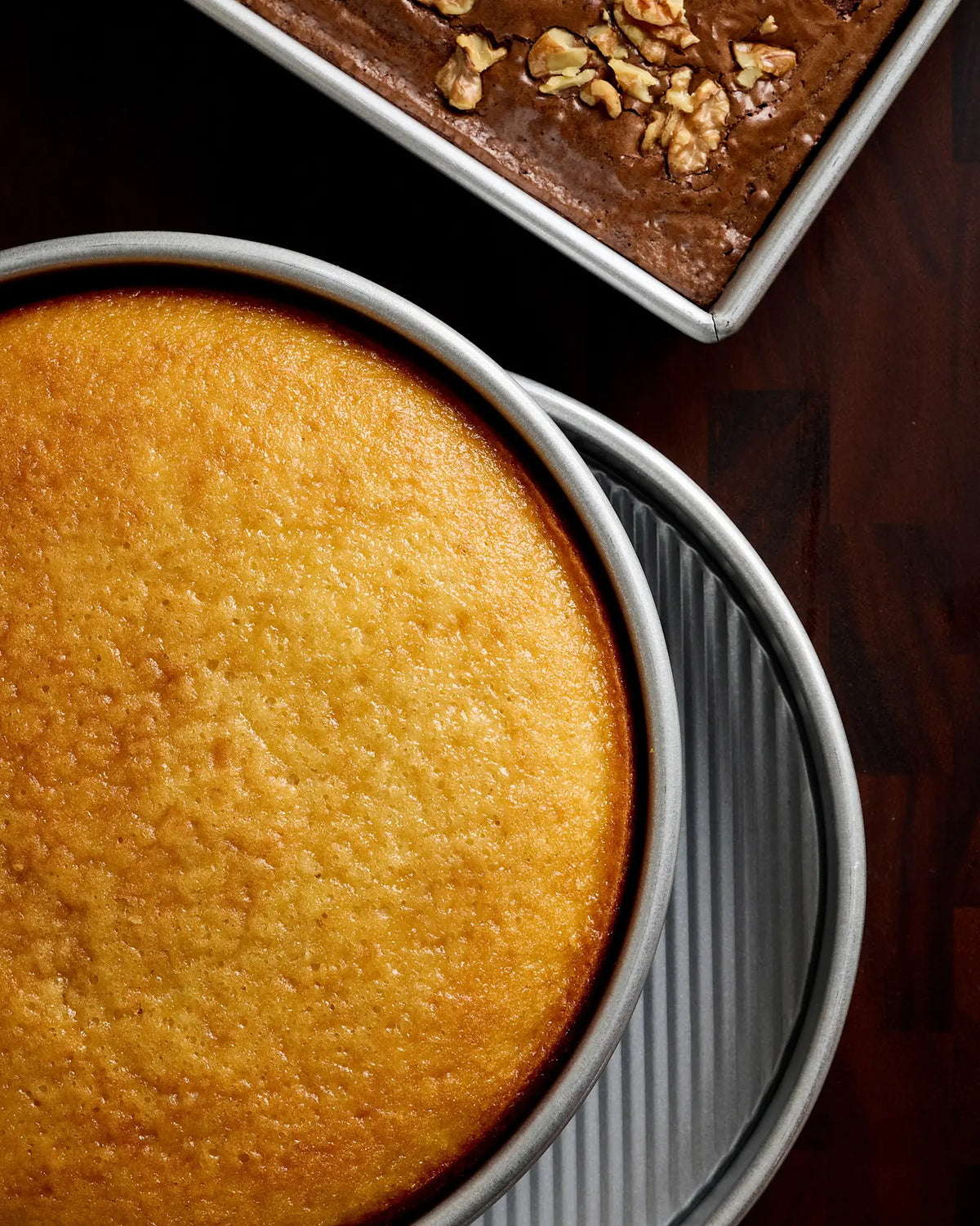 6-Pc Nonstick Steel Cake & Pie Bakeware Set by USA Pan - US 8344